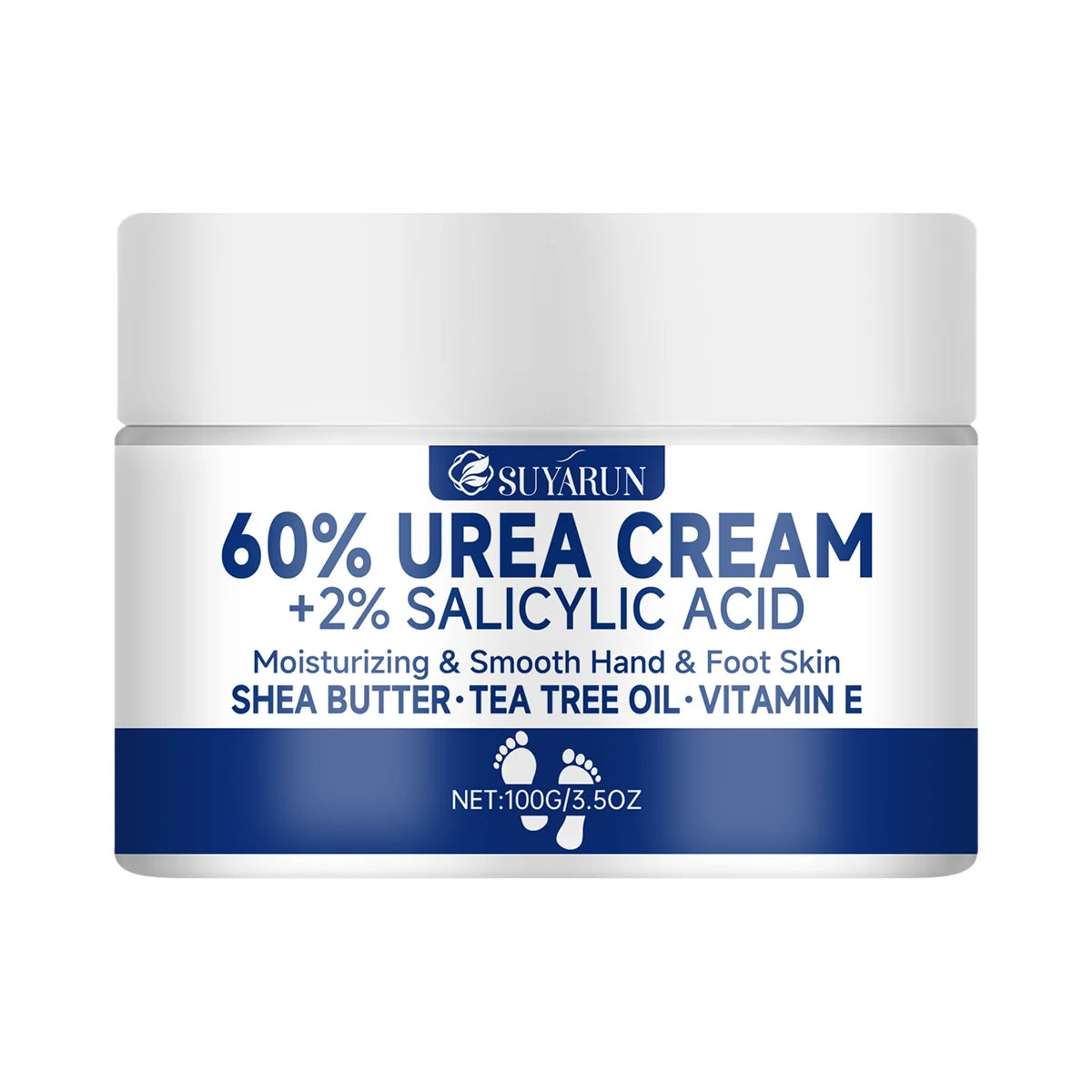 SUYARUN 60% Urea Foot Cream – Cracked Heel, Dry Skin & Callus Care