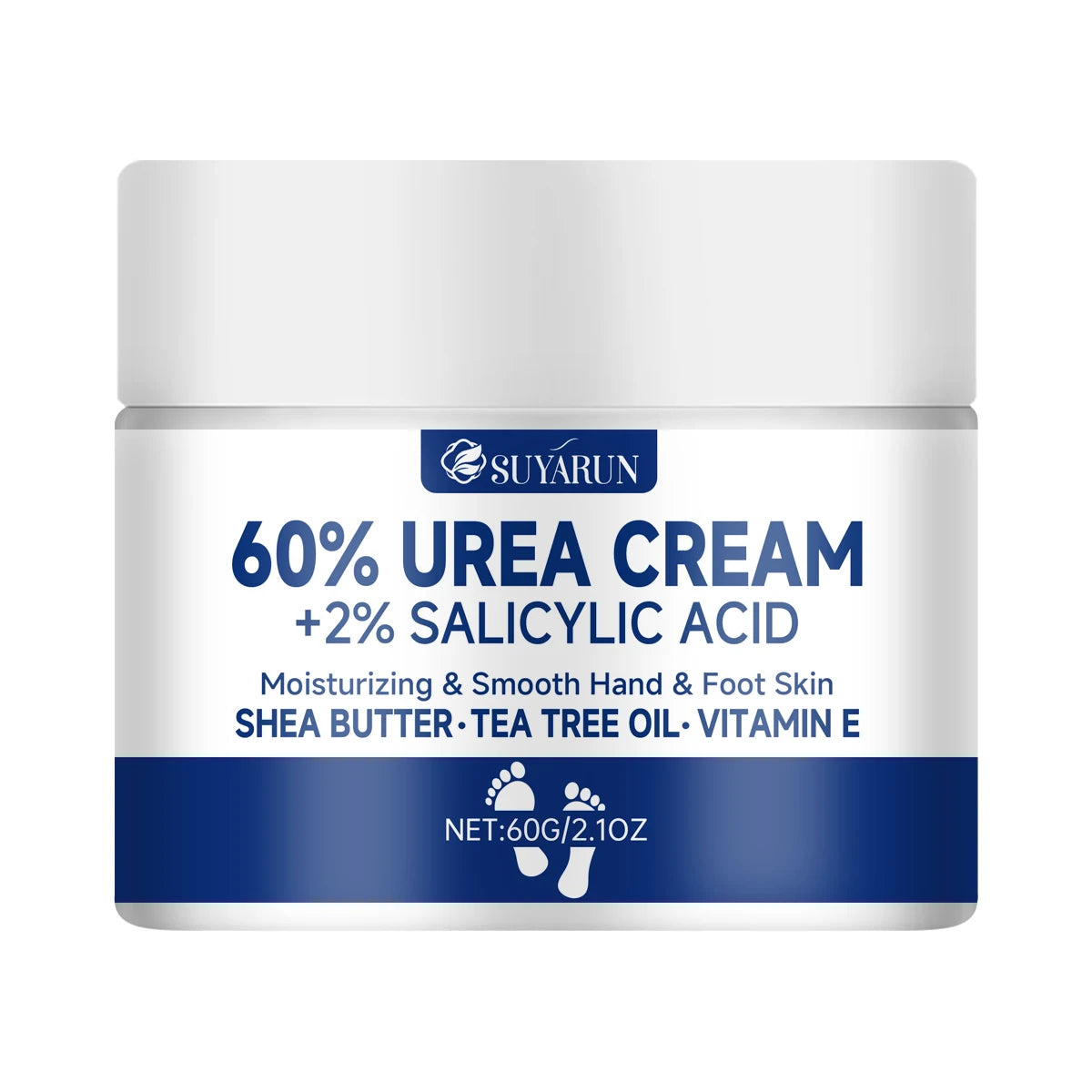 SUYARUN 60% Urea Foot Cream – Cracked Heel, Dry Skin & Callus Care