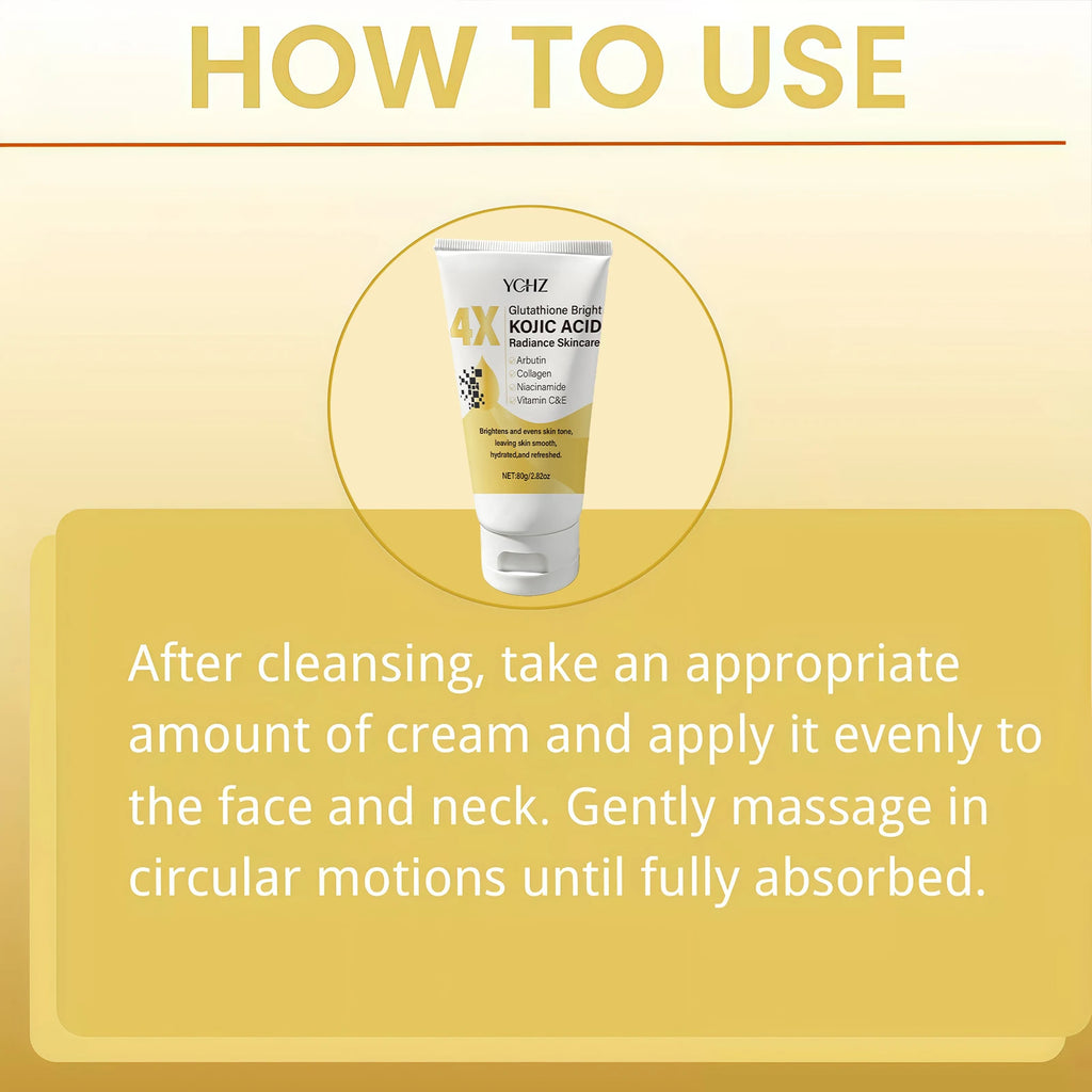 Kojic Acid Face Cream – Dark Spot & Dullness Care, Brightening & Moisturizing, Day & Night