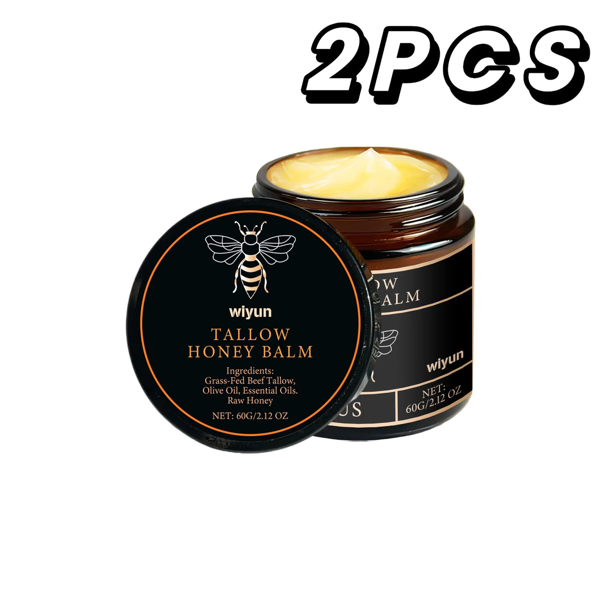 Tallow Honey Cream – Hydrating, Firming & Brightening Face & Body Moisturizer