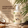200ml Hydrating Body Lotion with Coconut Oil & Vitamin E – Vanilla Scented Moisturizer
