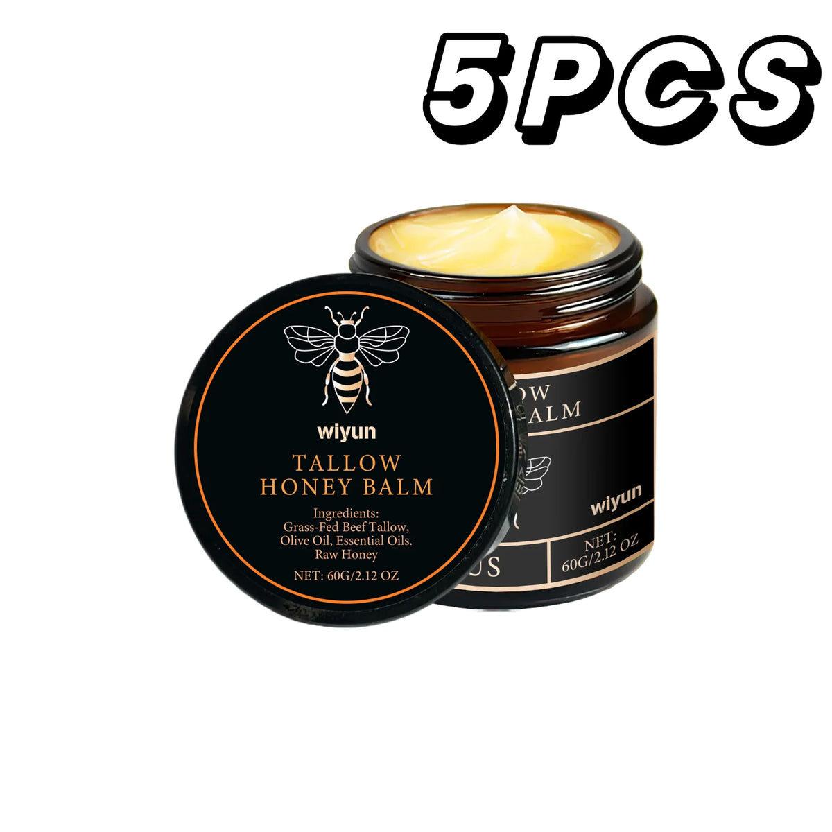 Tallow Honey Cream – Hydrating, Firming & Brightening Face & Body Moisturizer
