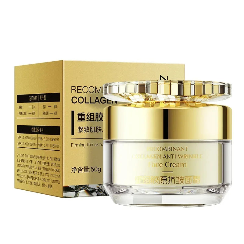 Recombinant Collagen Anti-Wrinkle Face Cream 50g – Moisturizing, Firming & Nourishing
